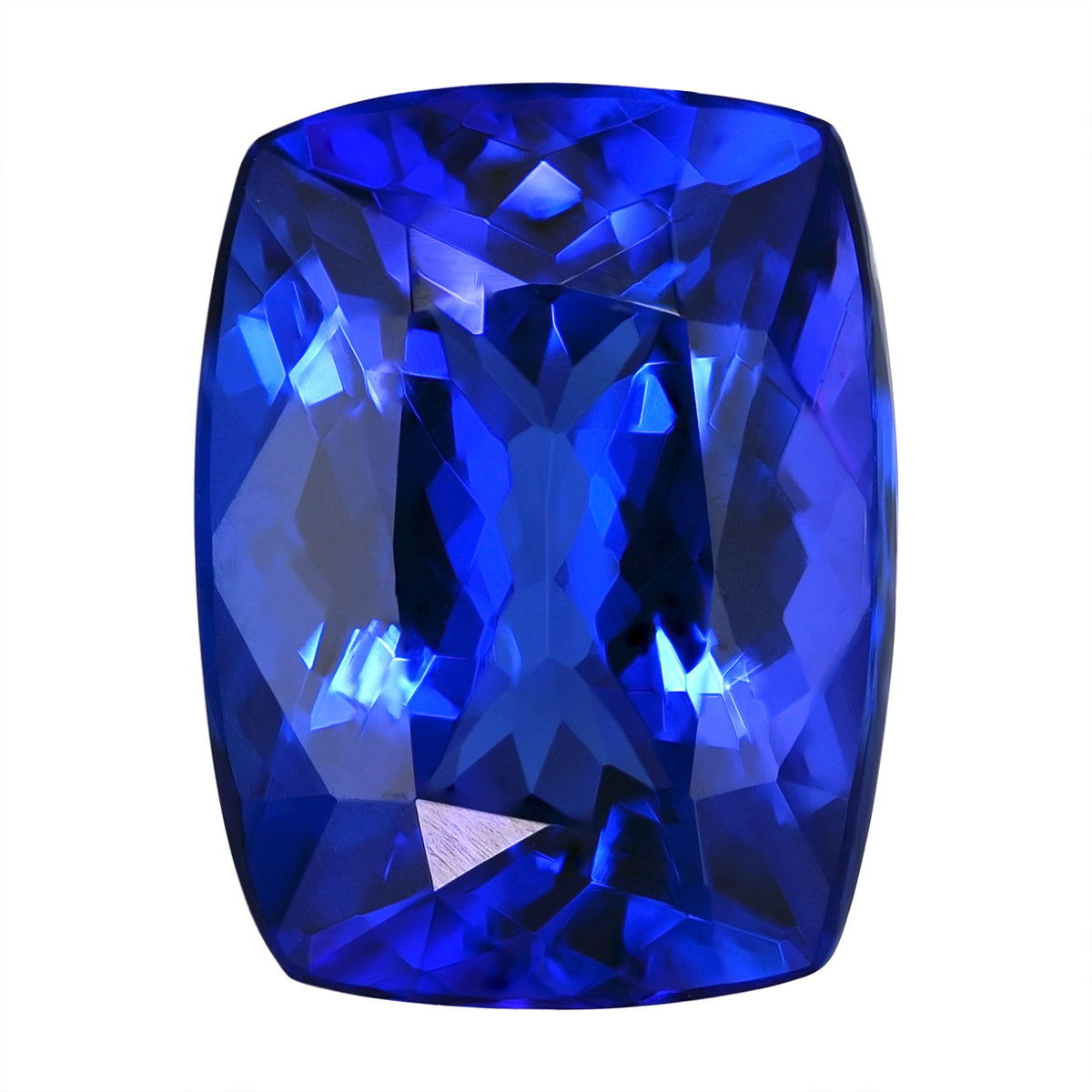 Fine Cut& Clarity! 1.2 Ct AAA Top Quality Natural Cushion Cut Tanzanite 6.2 MM,Faceted Loose Gemstone,Tanzanite Cushion Cut Jewelry shops For Gift