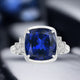 45.48ct Cushion GIA Certified AAAA Tanzanite Gemstone 21.82 x 20.30 x 13.19 mm