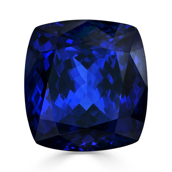 45.48ct Cushion GIA Certified AAAA Tanzanite Gemstone 21.82 x 20.30 x 13.19 mm