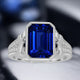 38.24ct Emerald Cut GIA Certified AAAA Tanzanite Gemstone 18.51 x 15.86 x 13.42 mm