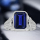 41.34ct Emerald Cut GIA Certified AAAA Tanzanite Gemstone 23.17 x 16.55 x 11.53 mm