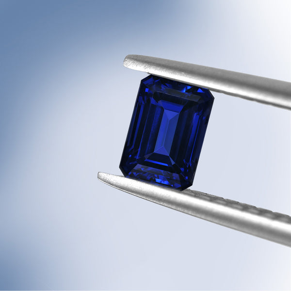 42.45ct Emerald Cut GIA Certified AAAA Tanzanite Gemstone 21.14 x 16.26 x 13.06 mm