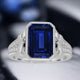 42.45ct Emerald Cut GIA Certified AAAA Tanzanite Gemstone 21.14 x 16.26 x 13.06 mm