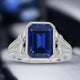 53.73ct Emerald Cut GIA Certified AAAA Tanzanite Gemstone 21.92 x 20.18 x 13.71 mm