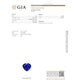 21.54ct Heart GIA Certified AAAA Tanzanite Gemstone 16.37 x 17.61 x 12.18 mm