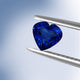 23.57ct Heart GIA Certified AAAA Tanzanite Gemstone 18.78 x 19.61 x 10.33 mm