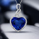 23.57ct Heart GIA Certified AAAA Tanzanite Gemstone 18.78 x 19.61 x 10.33 mm