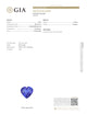 23.57ct Heart GIA Certified AAAA Tanzanite Gemstone 18.78 x 19.61 x 10.33 mm