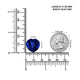 29.09ct Heart GIA Certified AAAA Tanzanite Gemstone 17.55 x 18.07 x 12.54 mm