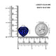 31.86ct Heart GIA Certified AAAA Tanzanite Gemstone 18.94 x 19.07 x 12.89 mm