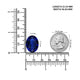 24.15ct Oval GIA Certified AAAA Tanzanite Gemstone 21.14 x 16.83 x 9.34 mm