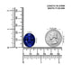 27.38ct Oval GIA Certified AAAA Tanzanite Gemstone 19.47 x 17.00 x 12.44 mm