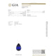 64.36ct Pear GIA Certified AAAA Tanzanite Gemstone 34.73 x 22.93 x 13.03 mm