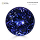 20.62ct Round GIA Certified AAAA Tanzanite Gemstone 16.09 x 16.20 x 11.29 mm