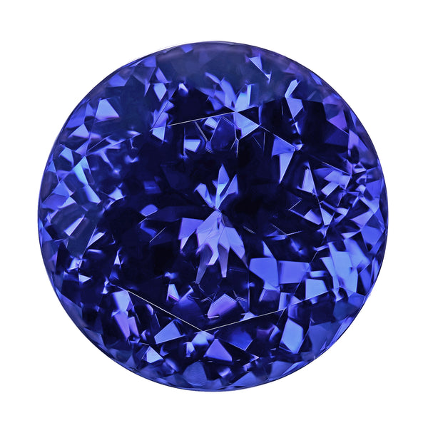 22.96ct Round Certified AAAA Tanzanite Gemstone 16.50x16.50mm