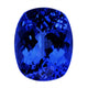 4.90ct Cushion Certified AAAA  Tanzanite Gemstone 11.60x9.20mm