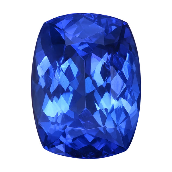 4.90ct Cushion Certified AAAA Tanzanite Gemstone 12.00x9.00mm